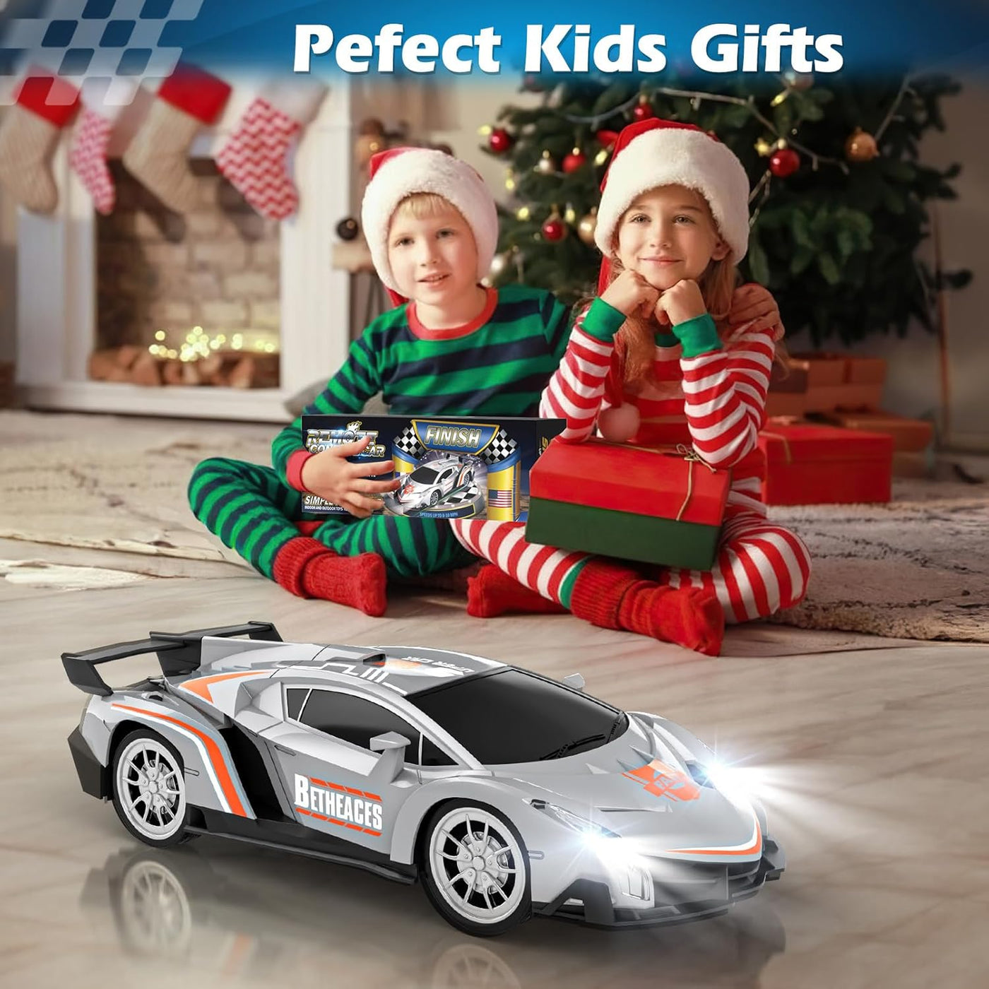 Growsland Coche de control remoto RC Cars regalos de Navidad juguet...