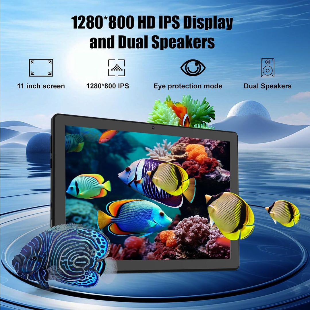 Glesso - Tablet Android de 10.95 pulgadas, 16 GB de RAM, 128 GB de...