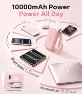 TORRAS Cargador portátil de 10000 mAh, cargador de energía de carga...
