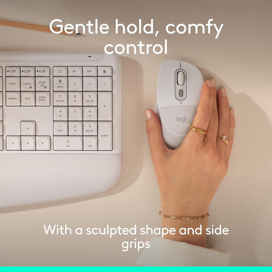 Logitech Signature Comfort Plus M850 L - Ratón inalámbrico Bluetoot...