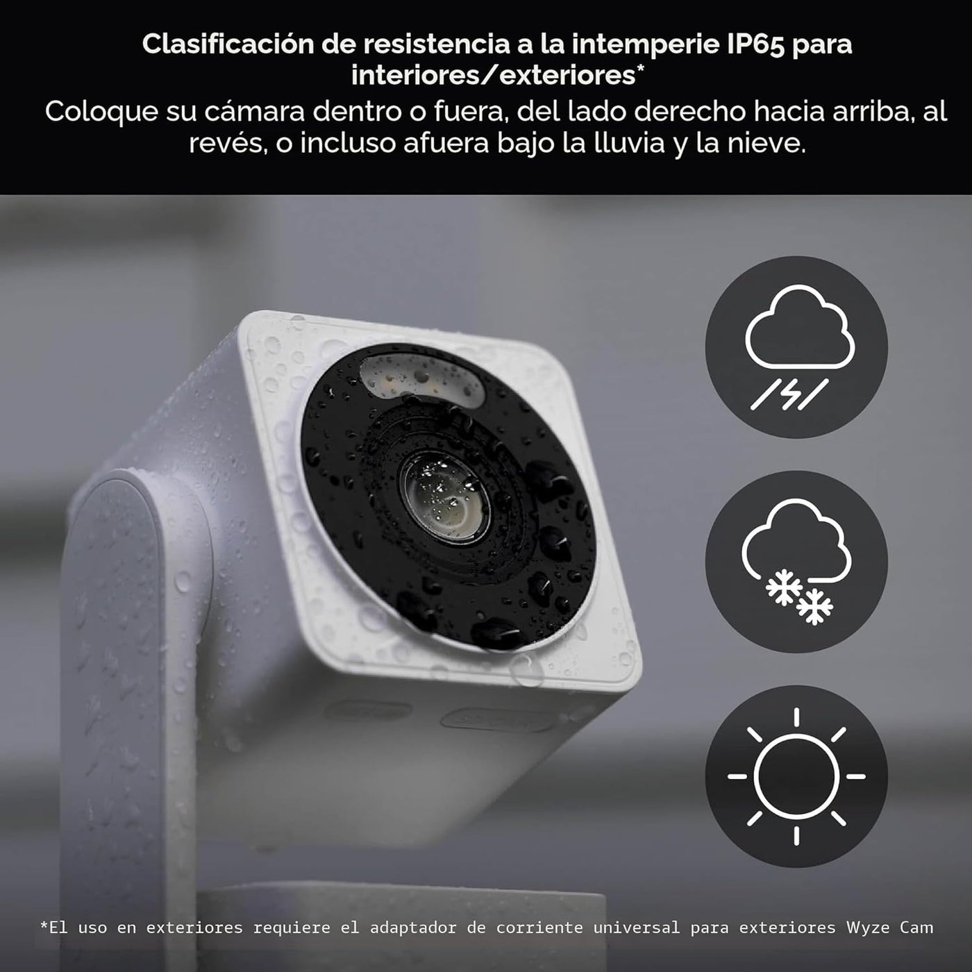 WYZE Cam Pan v4 (paquete de 2), sistema de cámara de seguridad inte...