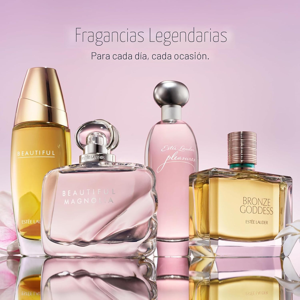 Estée Lauder Pleasures Eau de Parfum Spray with Notes of Lilies, Wh...