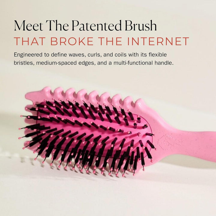 Bounce Curl Define EdgeLift Brush, herramienta 5 en 1 para rizos, o...