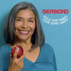 SEA-BOND Sellos adhesivos para prótesis, originales, superiores, 30, Parte superior, paquete de de 4