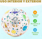EVERICH TOY - Pinta tu propia pelota de fútbol, juguetes de astronauta, regalo de fútbol para niños