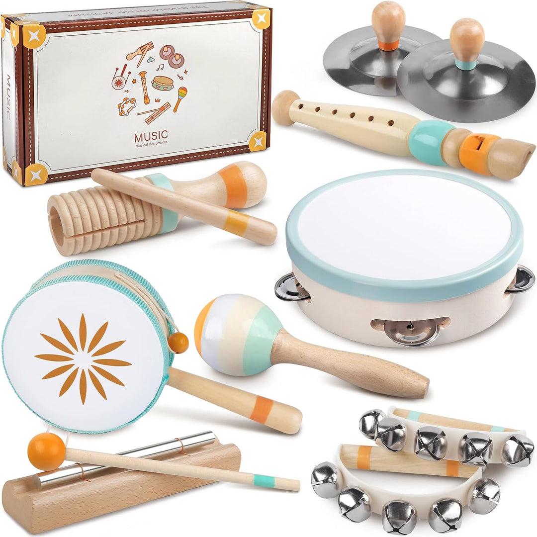 Instrumentos musicales para bebés, juguetes musicales de madera Mon...