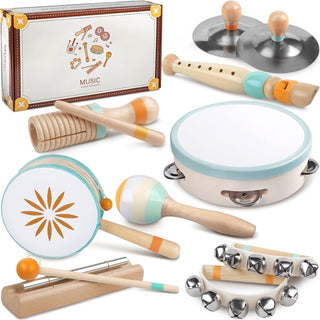 Instrumentos musicales para bebés, juguetes musicales de madera Mon...