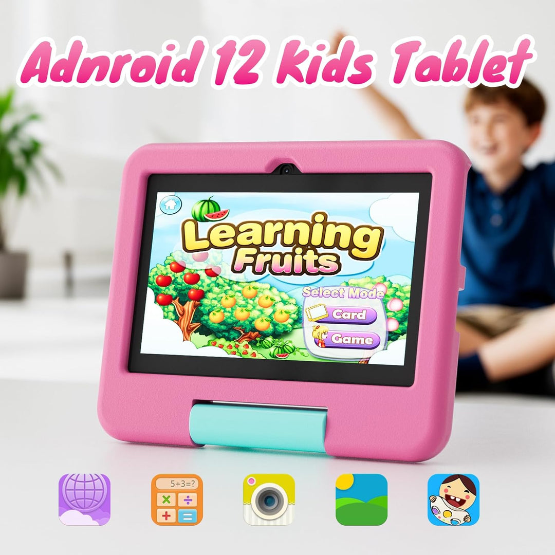 Tablet Android de 7 pulgadas con estuche, 4GB RAM 32GB ROM 1TB expa...