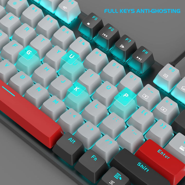 MageGee - Teclado mecánico para juegos, nuevo teclado retroiluminad...