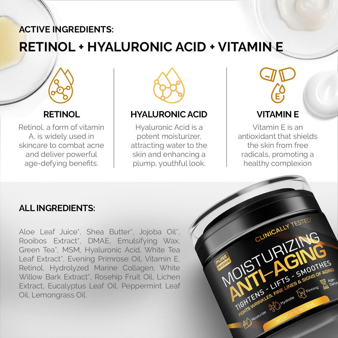 Crema hidratante facial para hombre, crema antienvejecimiento para...