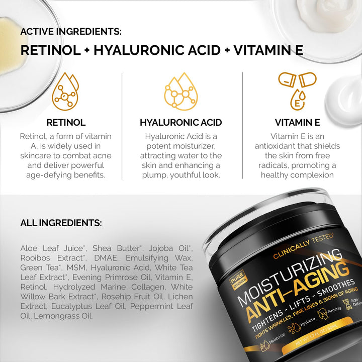 Crema hidratante facial para hombre, crema antienvejecimiento para...