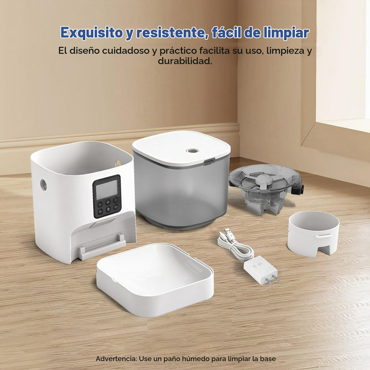 Alimentador automático para gatos, dispensador de alimentos