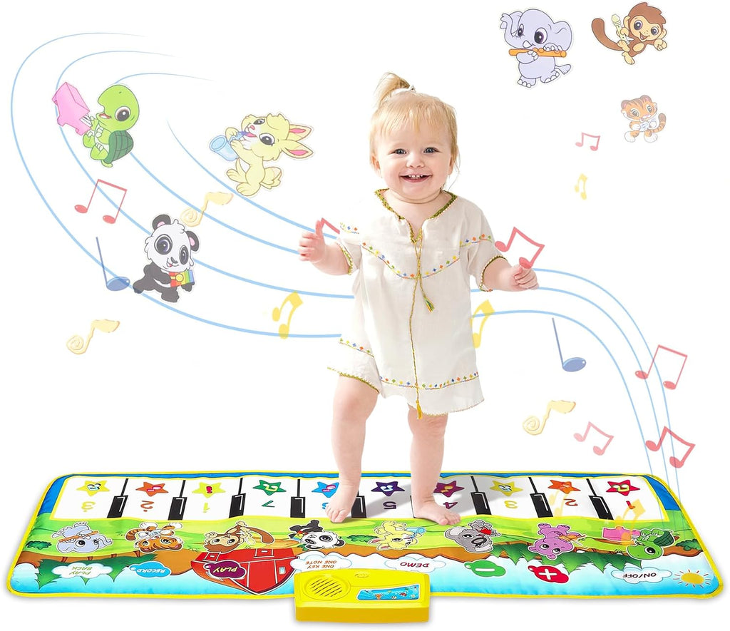 Alfombrilla de piano, tapete musical, piano de piso, juguetes para niños