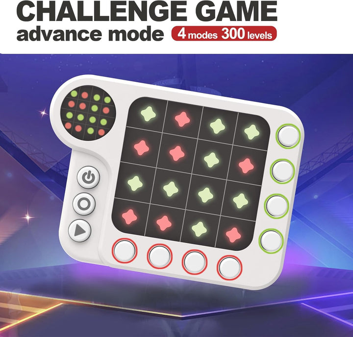 Juego cerebral electrónico recargable con 300 desafíos originales,...