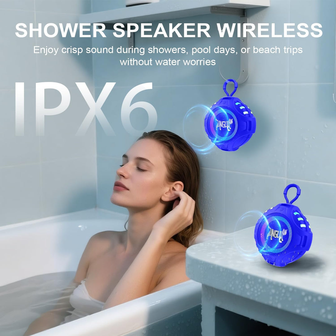 Altavoz Bluetooth inalámbrico, altavoz portátil de dientes azules c...
