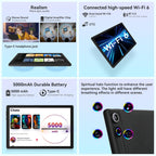 Gleeso Tableta mejorada 2026, tableta Android de 10 pulgadas, Octa-...