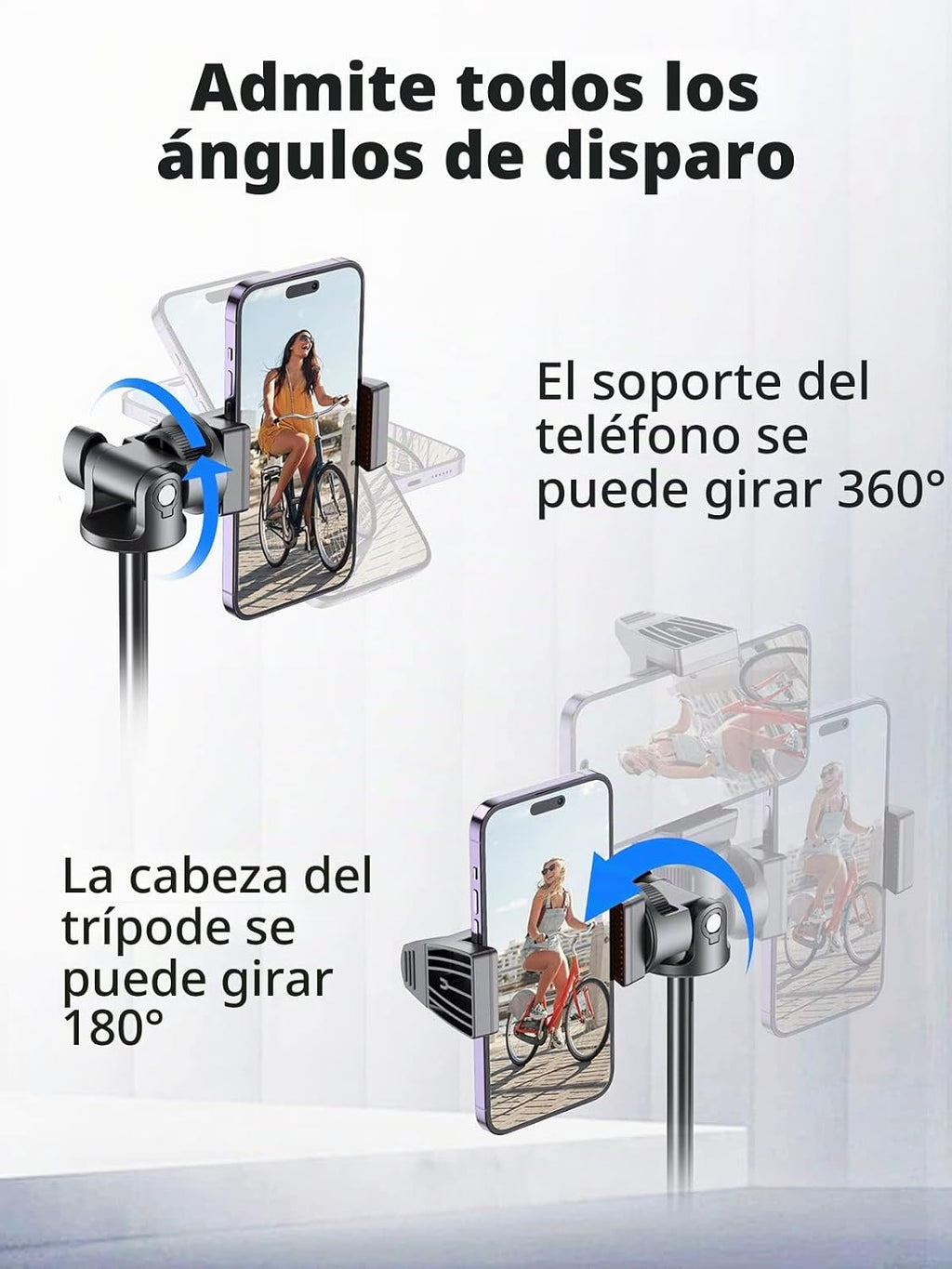 Kaiess Trípode de teléfono de 62 pulgadas y palo para selfie, soporte de luz extensible para fotografía con control remoto inalámbrico, más sólido, portátil, ligero, compatible con teléfonos iPhone