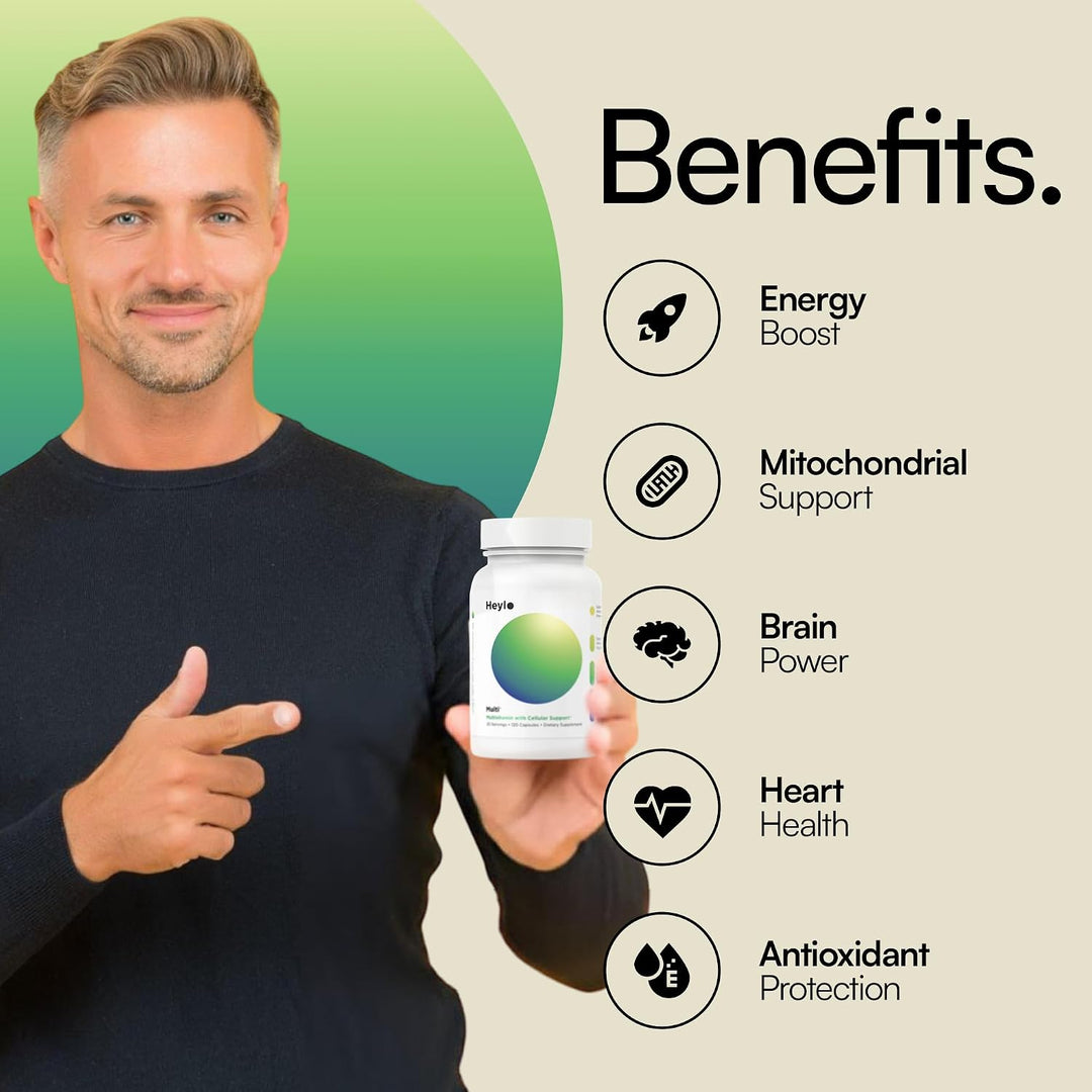 Heylo Multi+ Suplemento multivitamínico avanzado \u2013 Aumenta la...