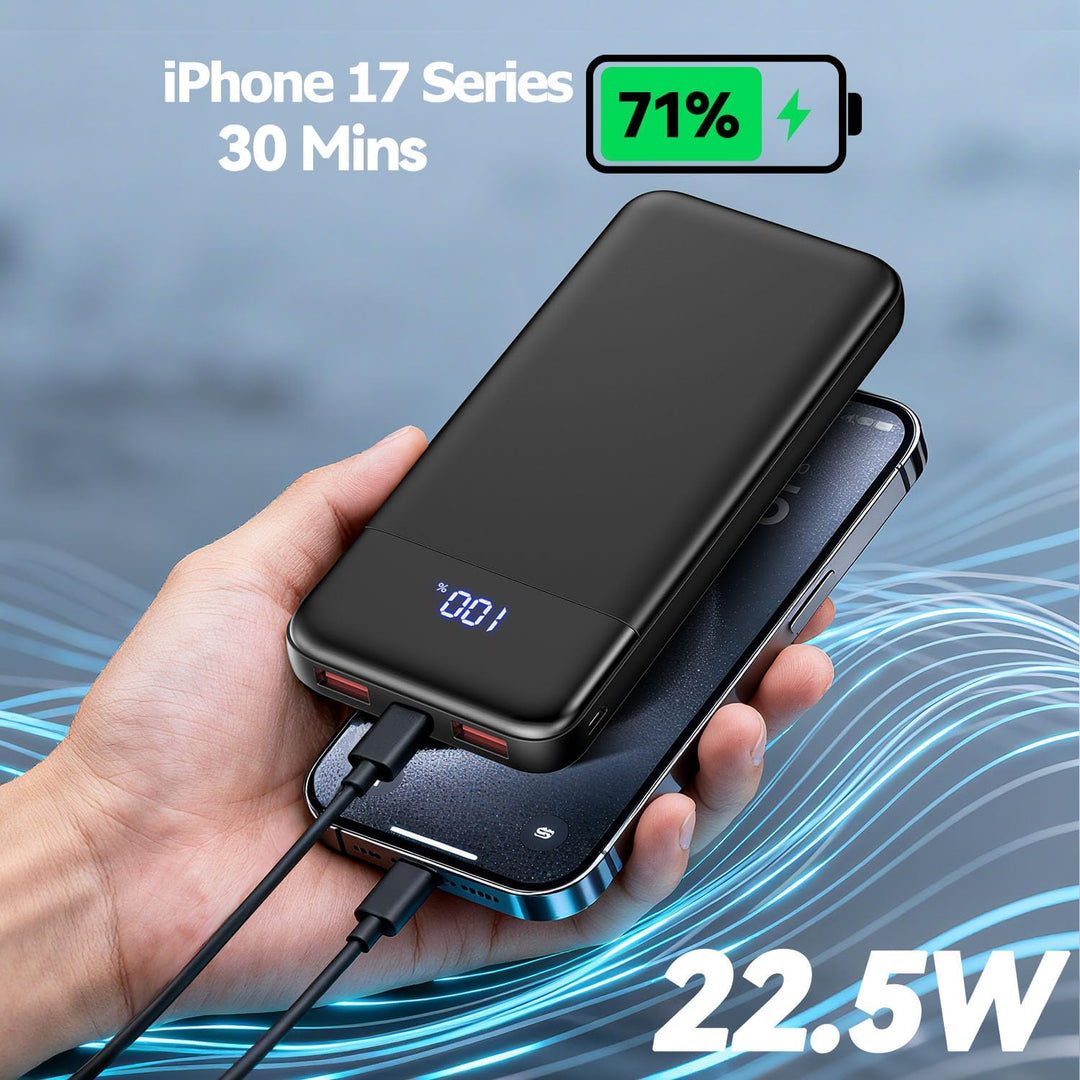 Cargador portátil, banco de energía delgado de 10000mAh, cargador d...