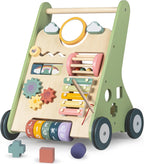 Bautia - Andador de madera para bebés, Montessori Push Walker para bebés de 10 a 12 meses