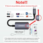 Adaptador de gafas USB C a AR Adaptador de alimentación y juego para gafas
