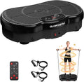 Plataforma de Vibración para Ejercicio para Body Shaker y Pérdida de Peso, Plataforma Vibratoria con Bandas de Resistencia, 120 Niveles de Velocidad, Control Remoto, Entrenamiento de Cuerpo Completo, Equipo Compacto de Gimnasio para el Hogar