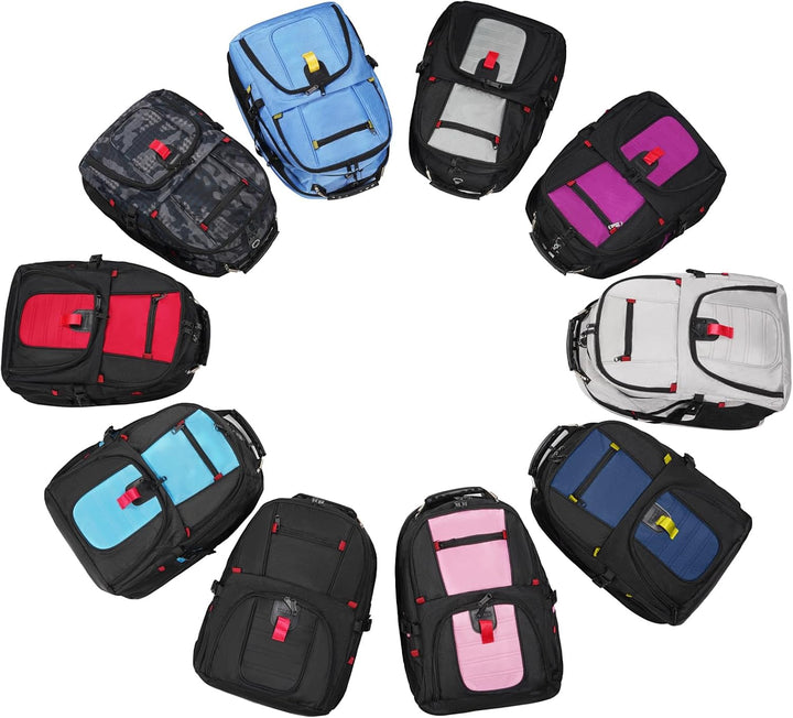 YOREPEK 18.4 Mochila para laptop, mochilas grandes con puerto de ca...