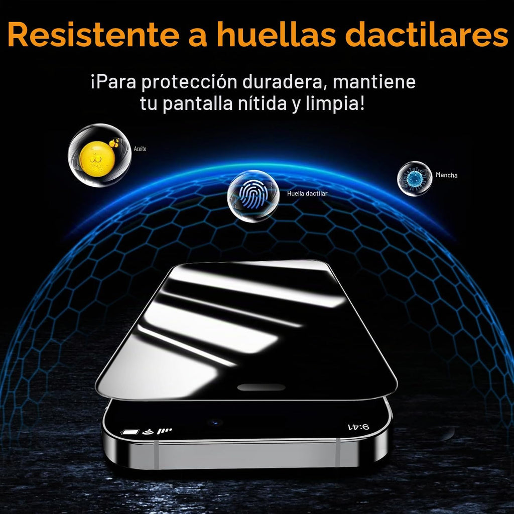 OneFish Paquete de 2 protectores de pantalla de privacidad de 360° para