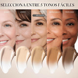 LUMINESS Kit de 3 piezas Liquid Mirage - Base con cambio de color c...