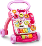VTech Andador de aprendizaje Sit-to-Stand (embalaje sin frustración), color rosa