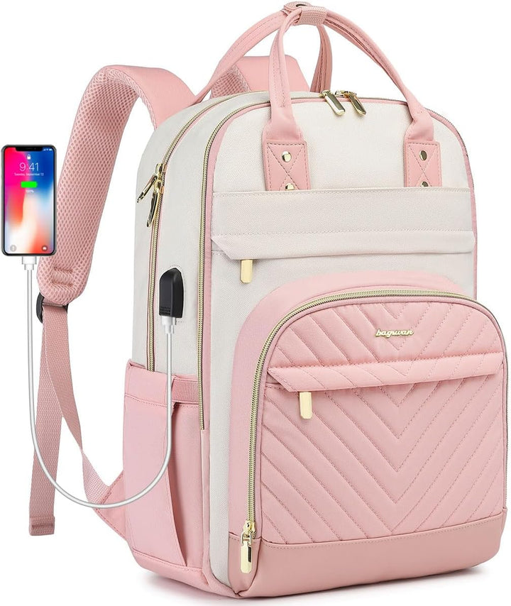 bagswan Mochila para Laptop para Mujeres Bolsa, 15,6 pulg.