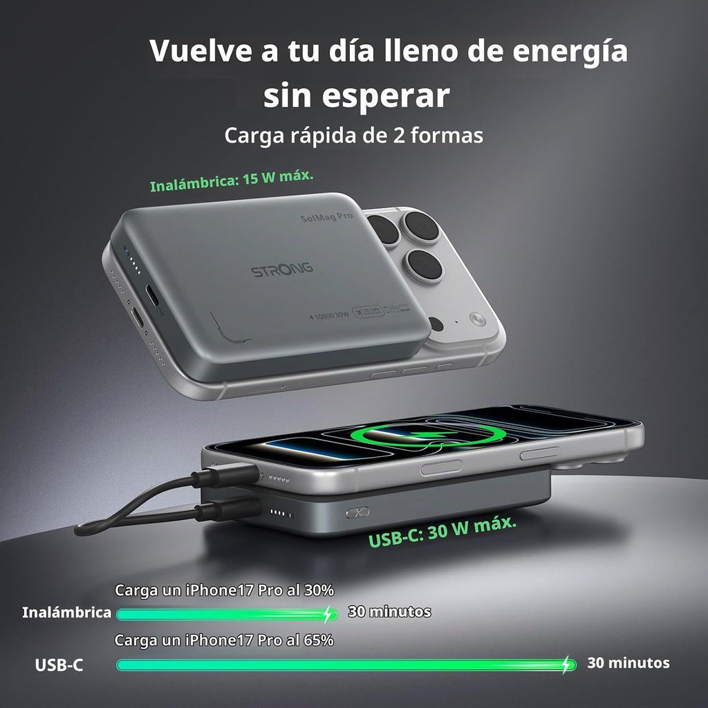 Strong SolMag Pro Power Bank, cargador portátil de estado semisólido de
