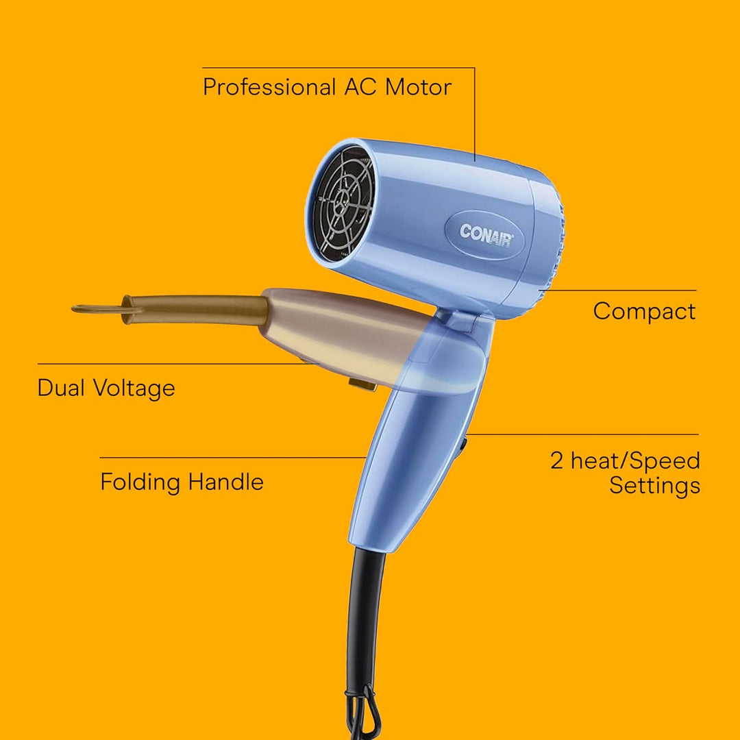 Conair Secadora plegable secadora plegable azul paquete de