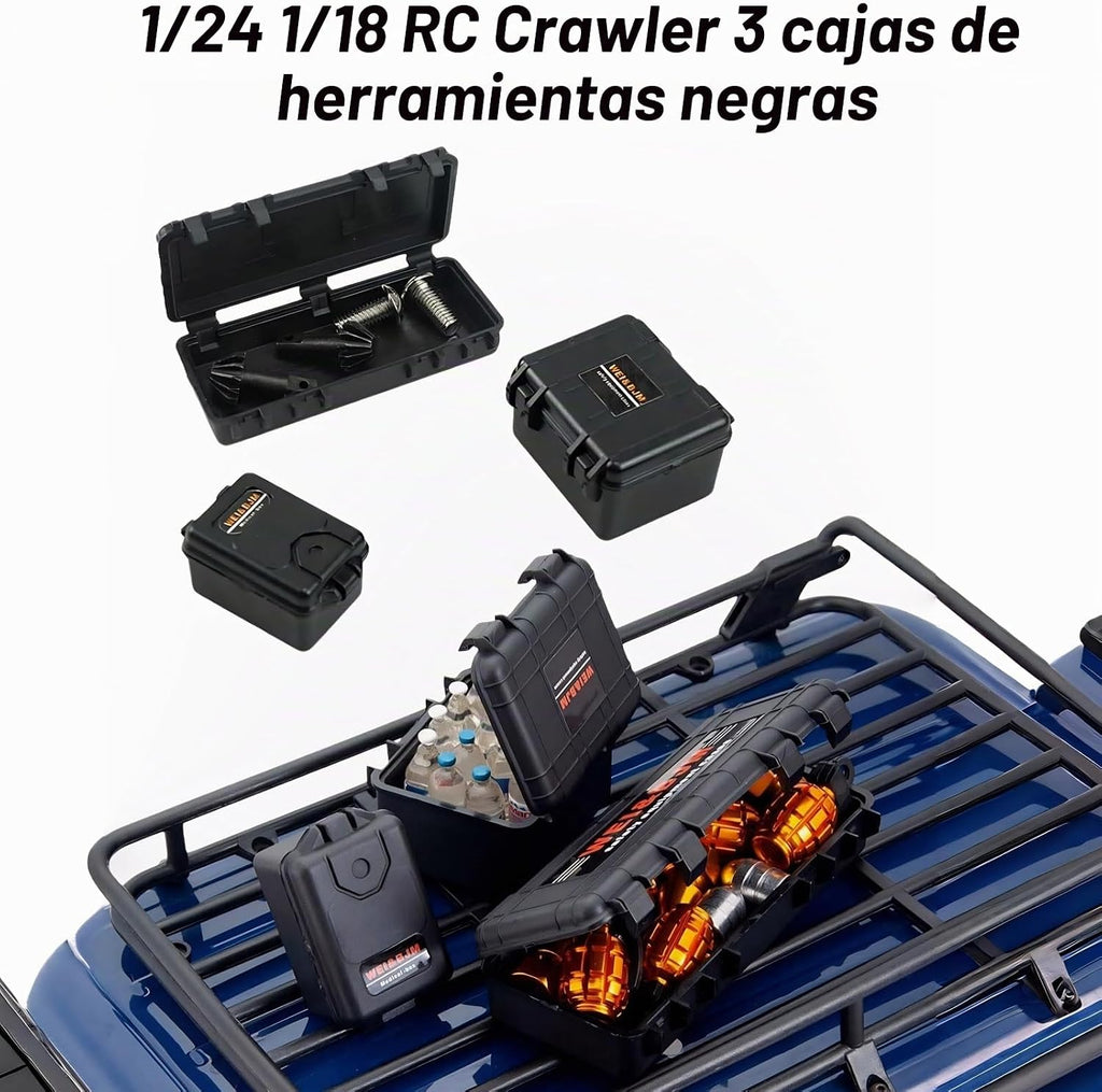 Set de accesorios para RC Crawler 10 piezas 1/18 1/24 Escala