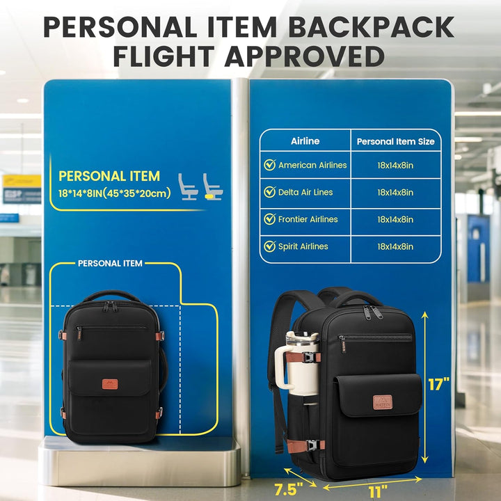 MATEIN Airlines - Bolsa de artículos personales para Frontier, moch...