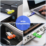 ABLAZE Unidad flash de 1 GB, paquete de 10 unidades, memoria USB 2....