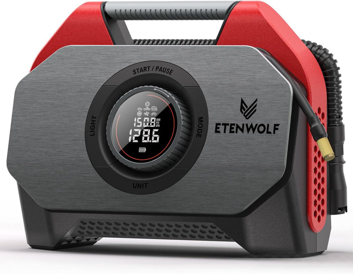 ETENWOLF Vortex S6SE Inflador de Neumáticos Inalámbrico Compresor d...