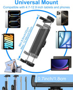 Soporte universal para tableta de coche con ranura para CD para iPad y teléfono de 4 a 13 pulgadas, soporte universal para tableta con rotación de 360 grados para iPad Pro 12.9 11 10.5 9.7, iPad Air Mini 5 4 3 2 1, Samsung Galaxy Tabs, iPhone, etc