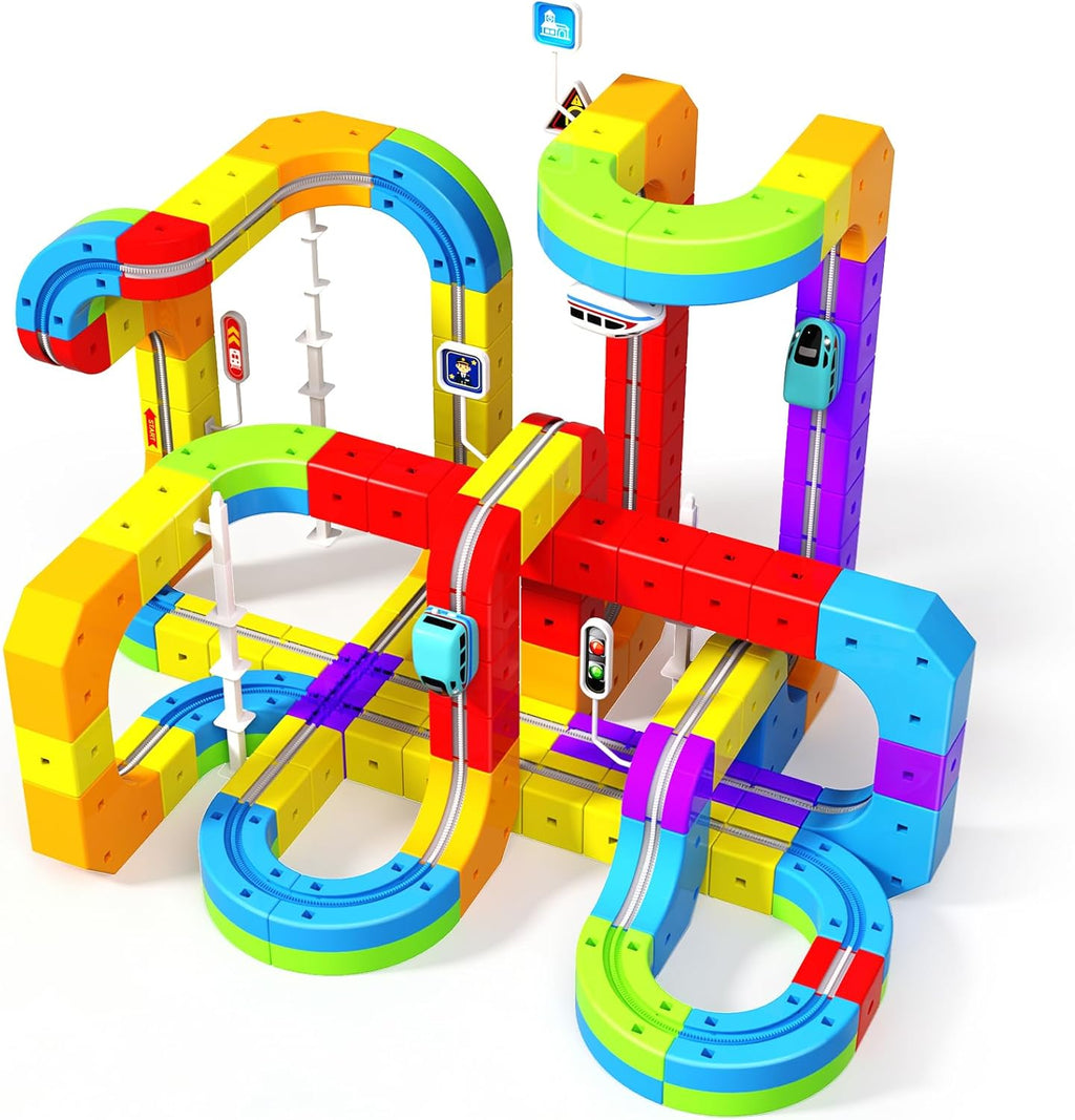 Annexfun Juego de tren eléctrico 3D