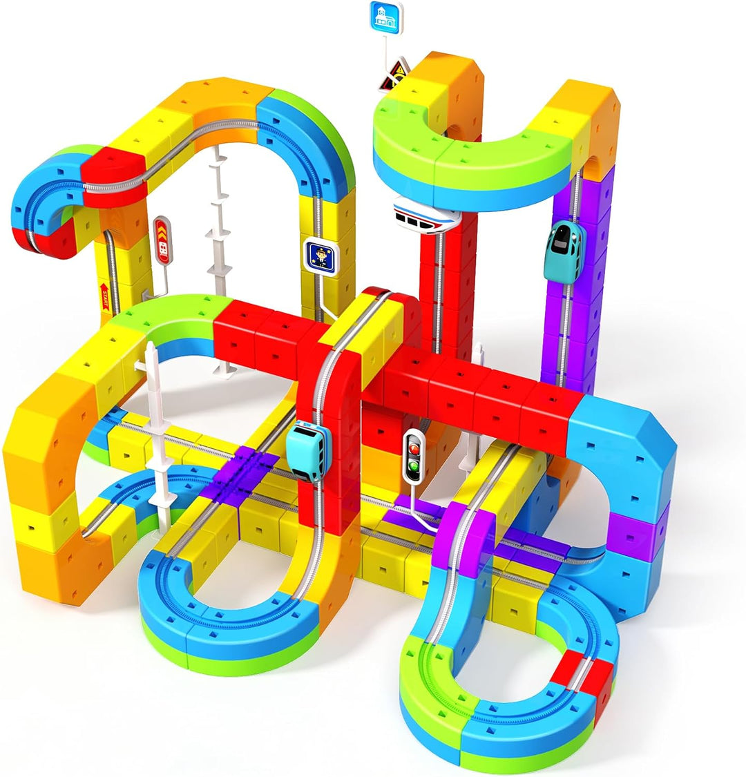 Annexfun Juego de tren eléctrico 3D