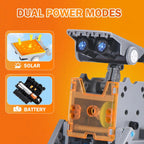Kit de construcción de robot solar, juguetes robóticos STEM 12 en 1 para