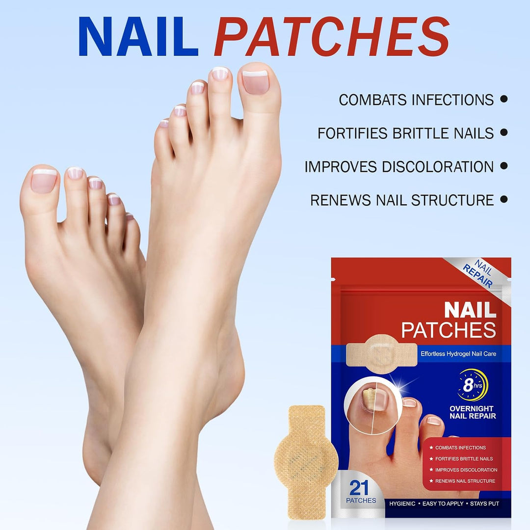 Parches para Uñas con Hongos Paquete de 2 - Tratamiento de Uñas de...