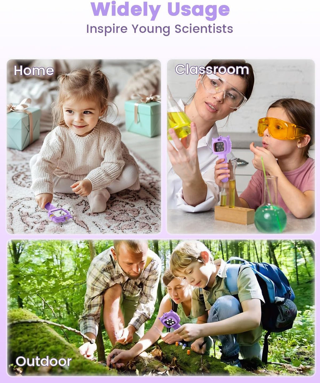 Juguetes al aire libre del microscopio de los niños