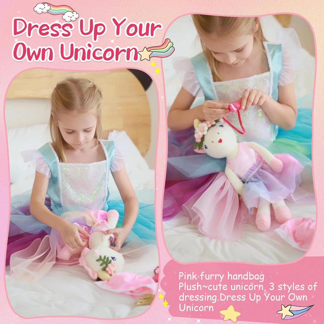 Juguetes de Animales de Peluche Muñeca de Unicornio para Niñas - Mu...