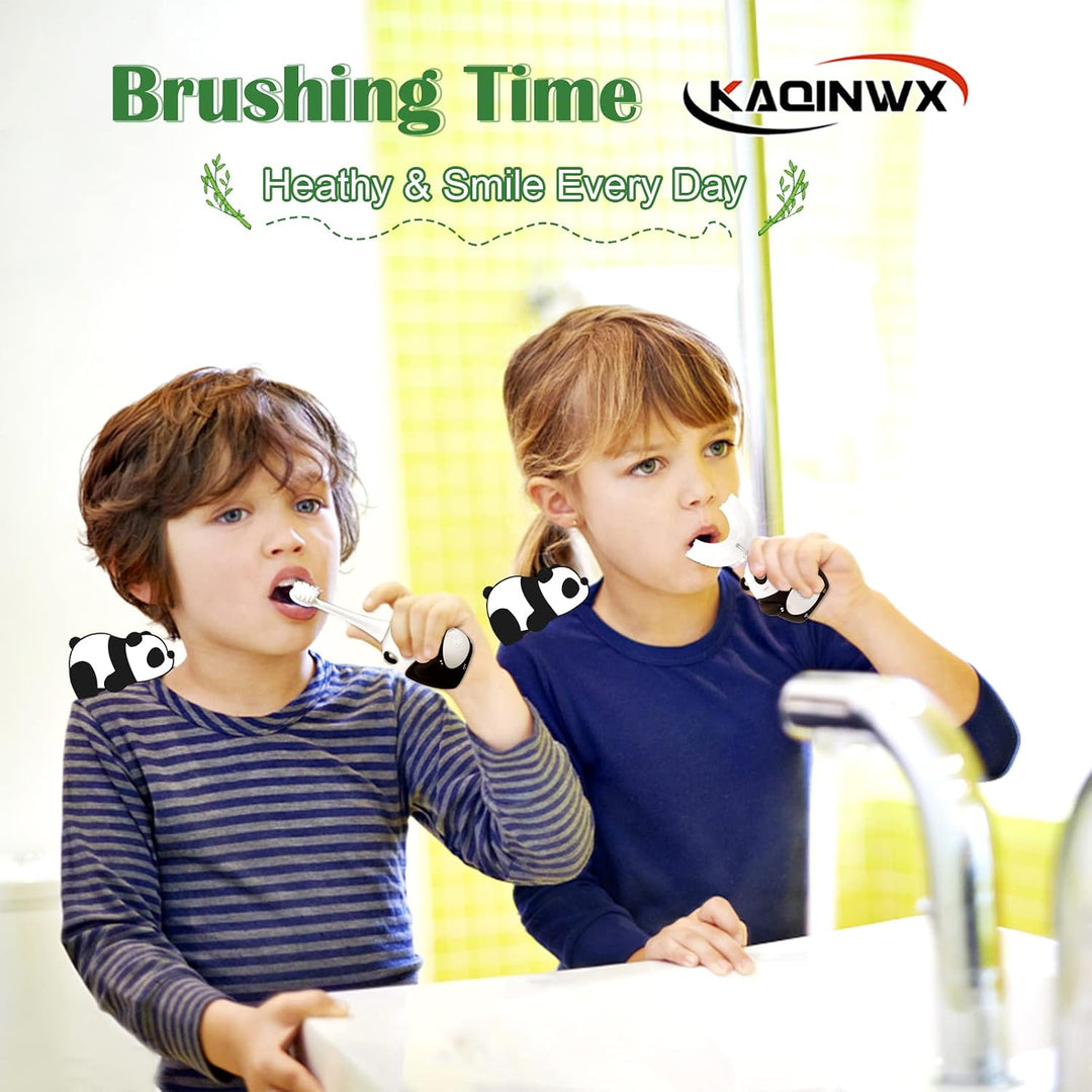 KAQINWX Cepillo de dientes eléctrico en forma de U para niños de 2...