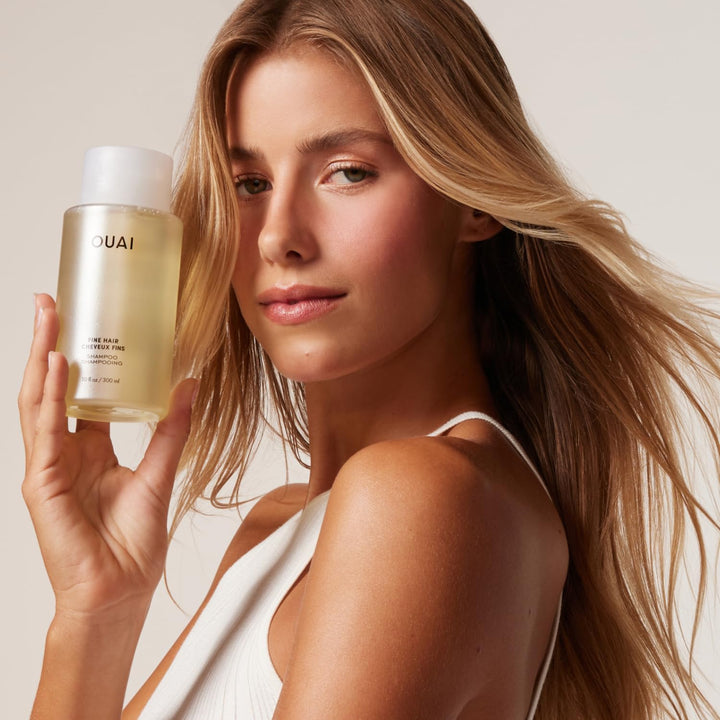 OUAI Champú para Cabello Fino - Champú Voluminizador para Mechas Fi...