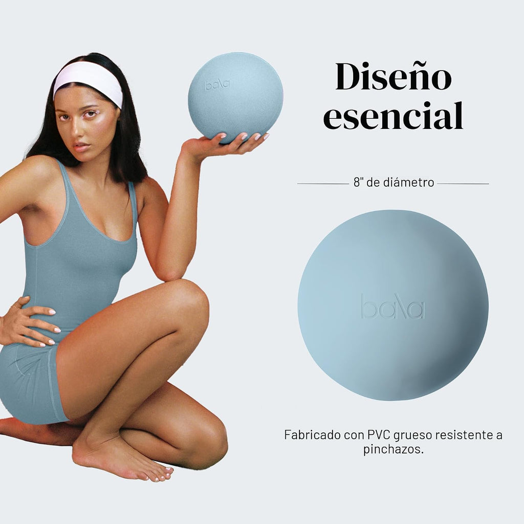 Bala Pelota de pilates, pelota de ejercicio sin peso para yoga y barre