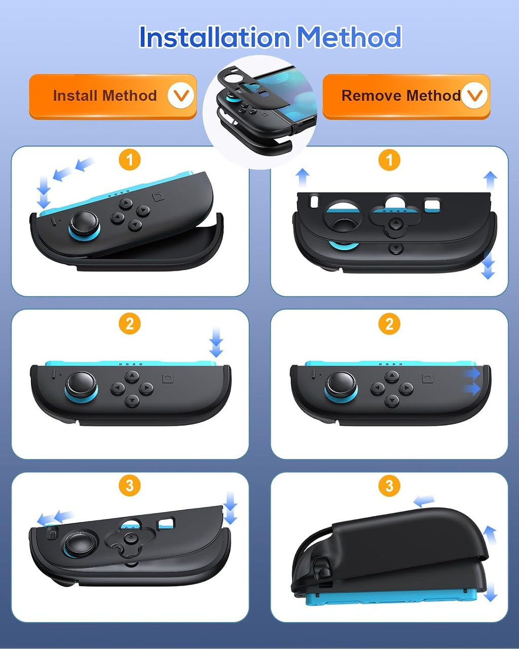 FYOUNG Estuche protector mejorado para Switch 2 y juego de protector de pantalla, funda compatible con base