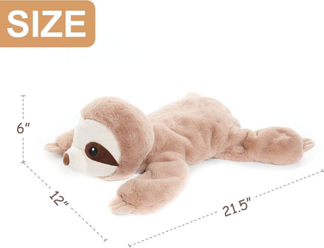 Juguete de Peluche de Perezoso con Peso, con Ojos Bordados, Paquete...