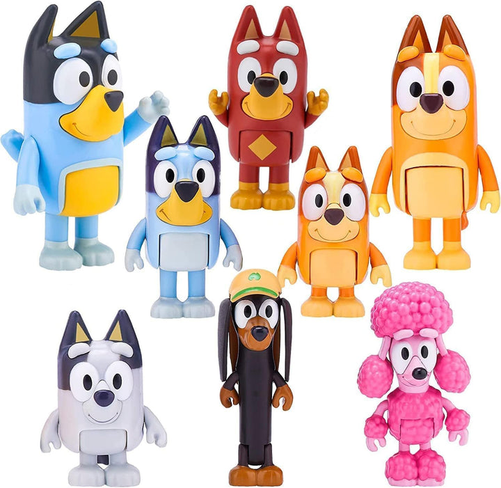 Juego de 8 figuras de lobos juego de figuras de acción de